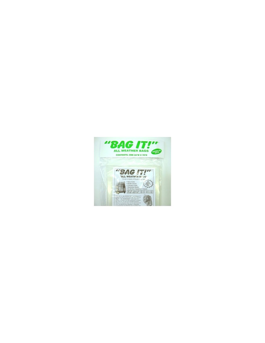 BAG-IT ! Medium TRANSPARENT - 178cm x 213cm